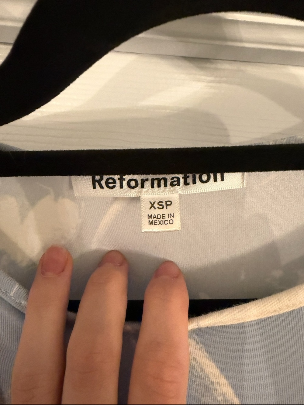 Reformation Tommie Knit Dress in Clarity XSP - Picture 7 of 7